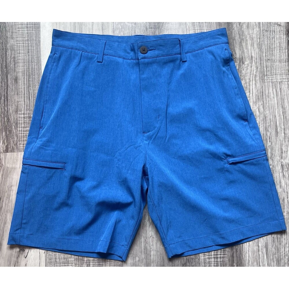 TailorByrd Sport Men's Blue Performance Golf Shorts Size 32 Stretch